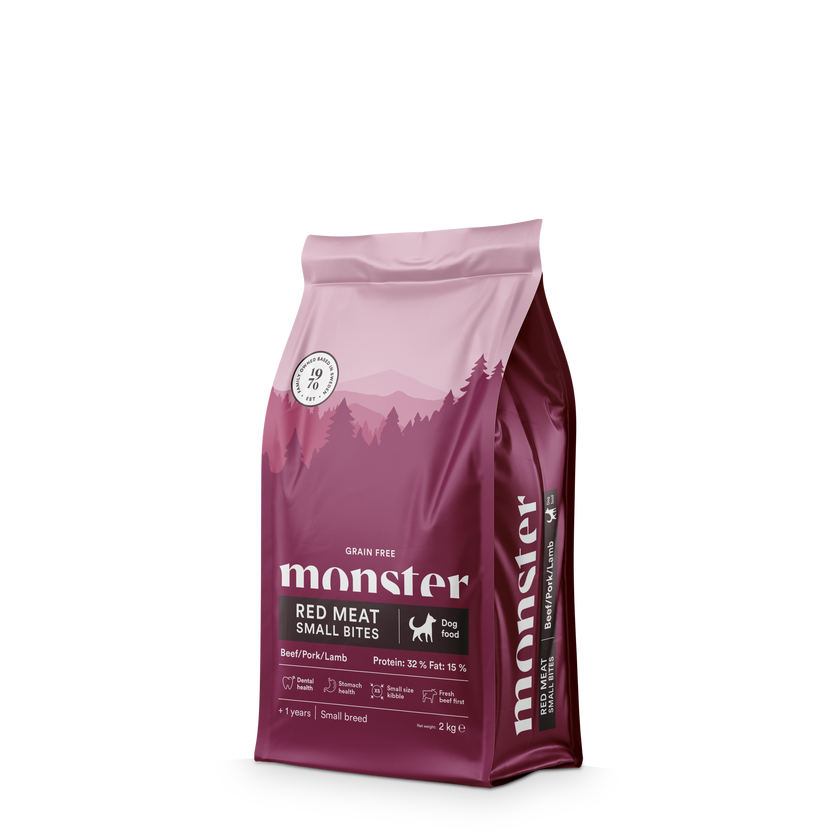 Monster Grain Free Adult Red Meat Small Bites