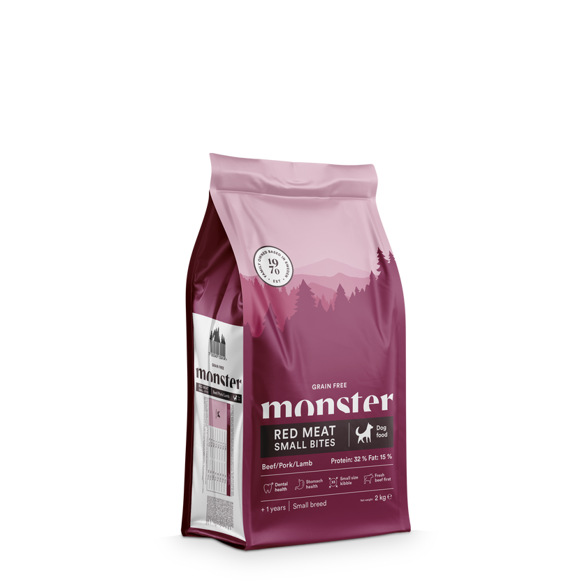 Monster Grain Free Adult Red Meat Small Bites