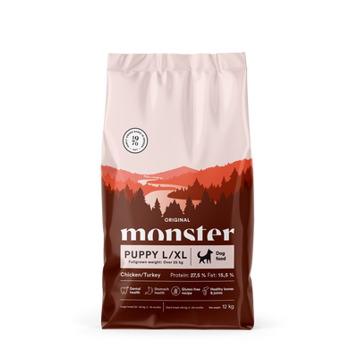 Monster Original Puppy Large Chicken & Turkey