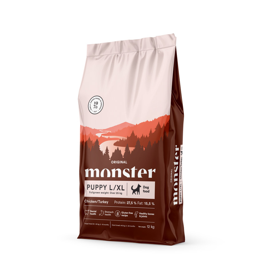 Monster Original Puppy Large Chicken & Turkey