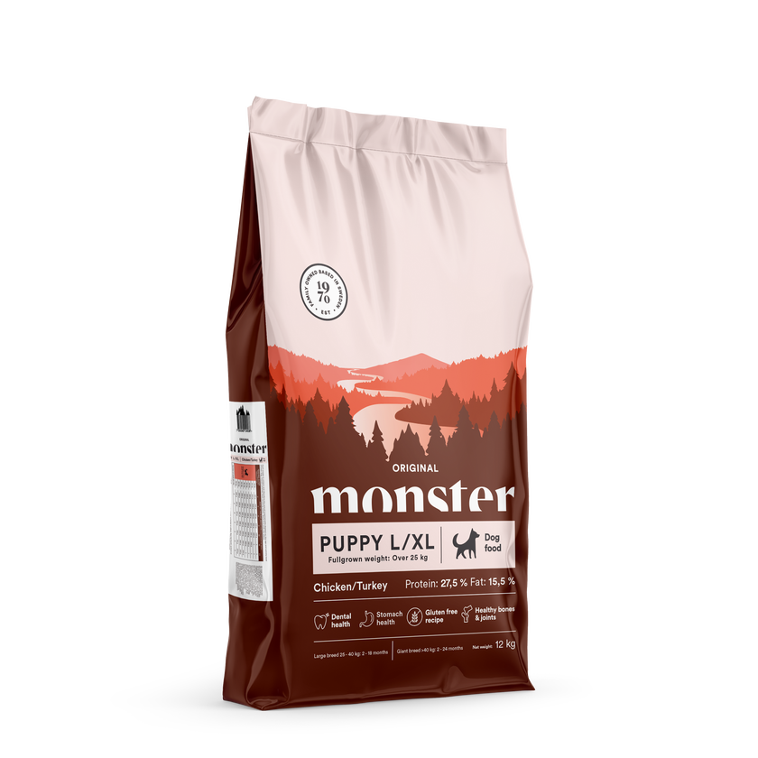 Monster Original Puppy Large Chicken & Turkey