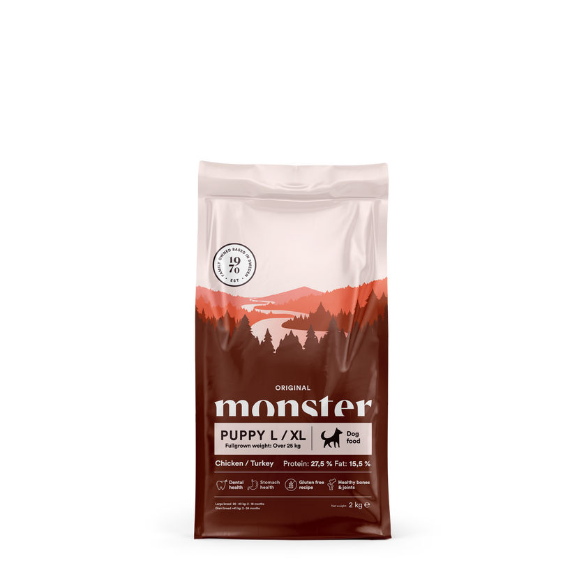 Monster Original Puppy Large Chicken & Turkey