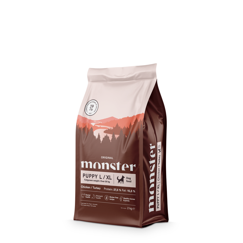 Monster Original Puppy Large Chicken & Turkey
