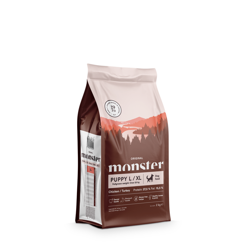 Monster Original Puppy Large Chicken & Turkey