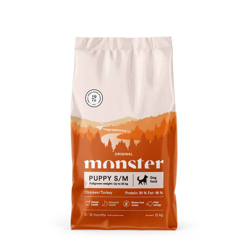 Monster Original Puppy S/M Chicken & Turkey