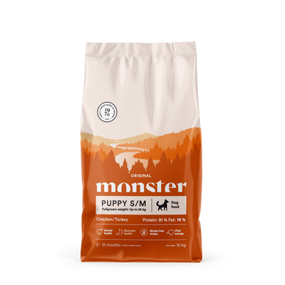 Monster Original Puppy S/M Chicken & Turkey