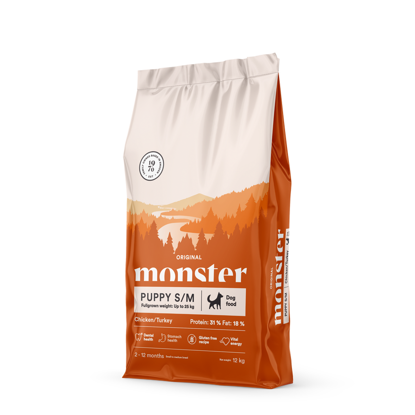 Monster Original Puppy S/M Chicken & Turkey