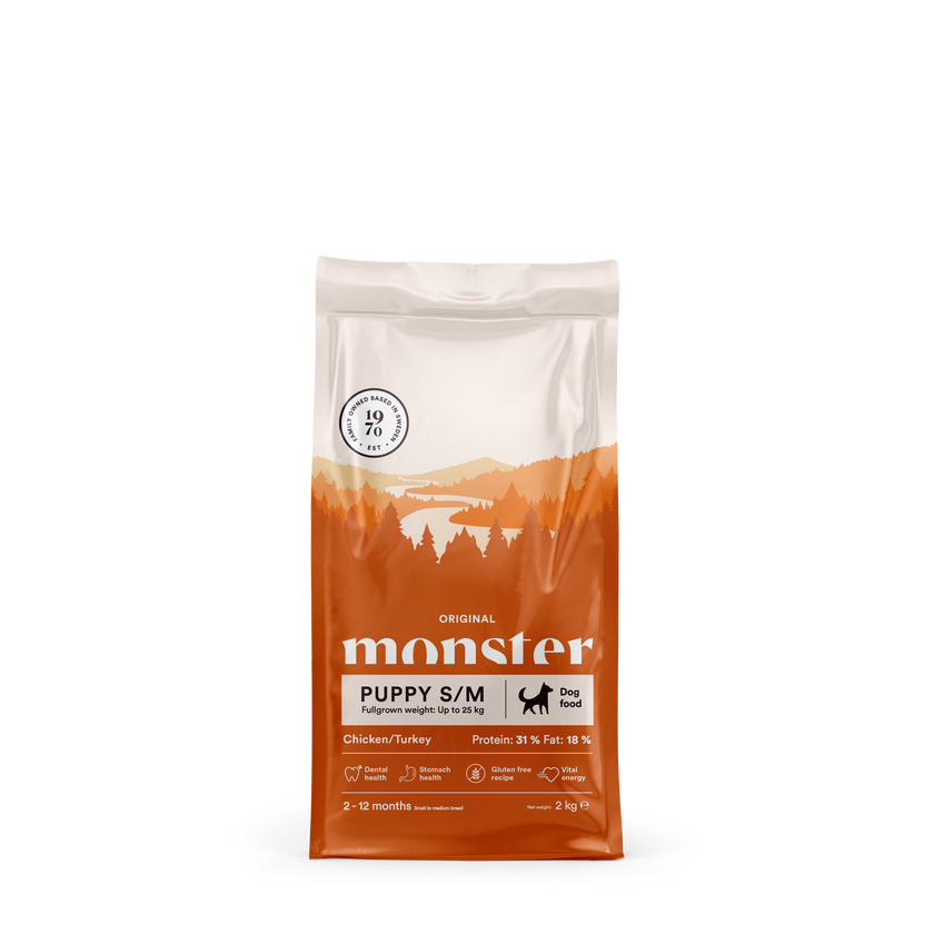 Monster Original Puppy S/M Chicken & Turkey