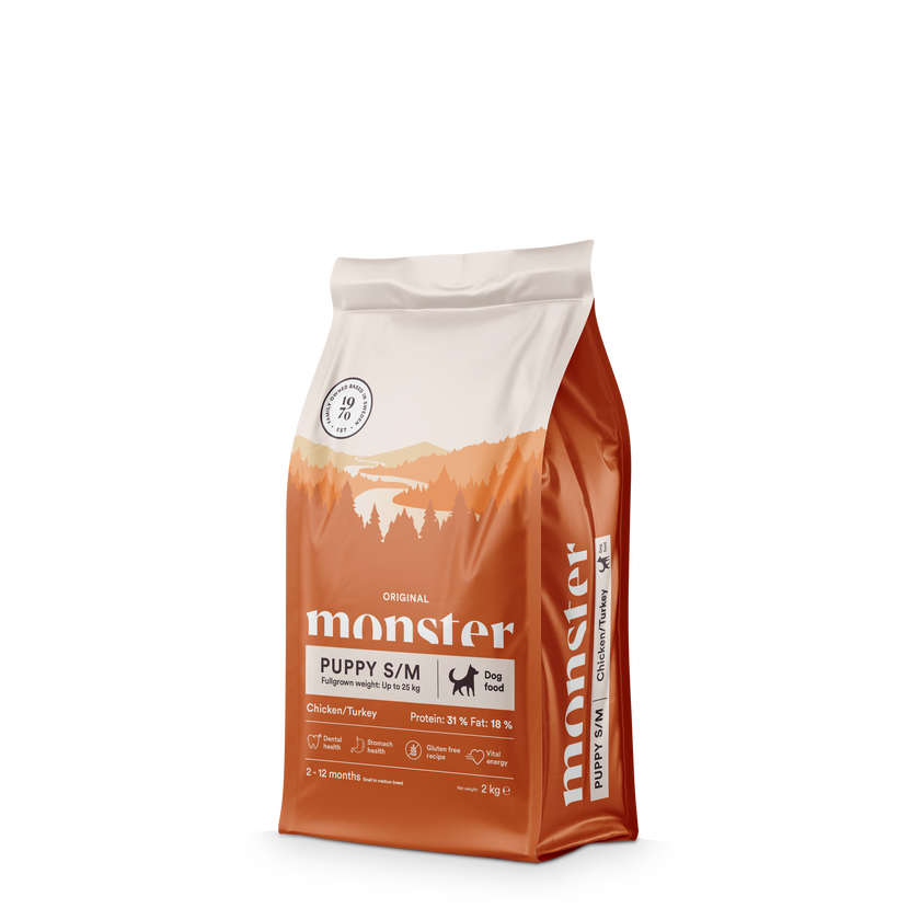 Monster Original Puppy S/M Chicken & Turkey