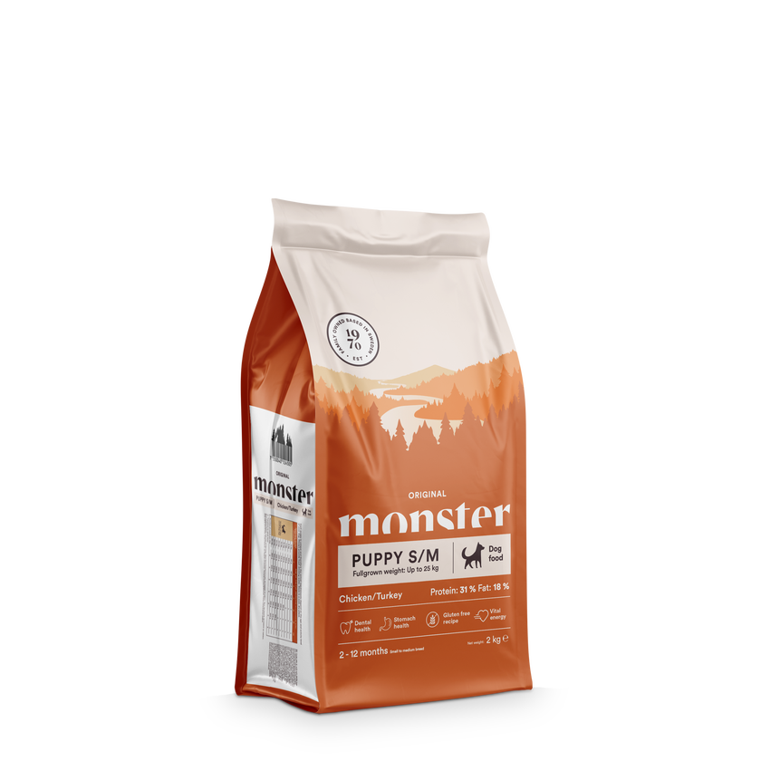 Monster Original Puppy S/M Chicken & Turkey