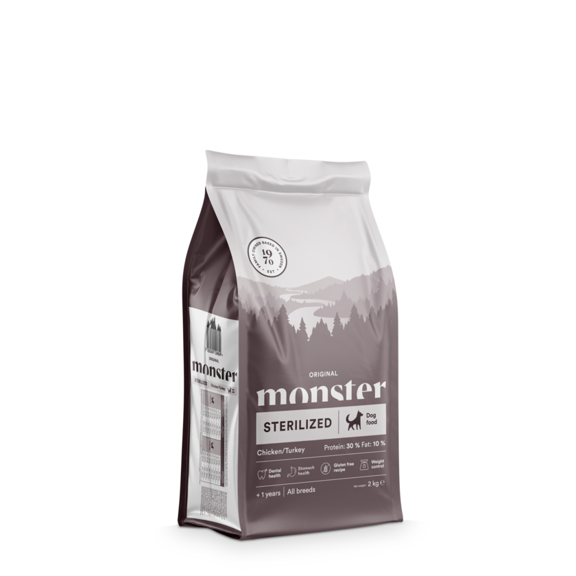 Monster Dog Orig. Sterilized Chicken & Turkey