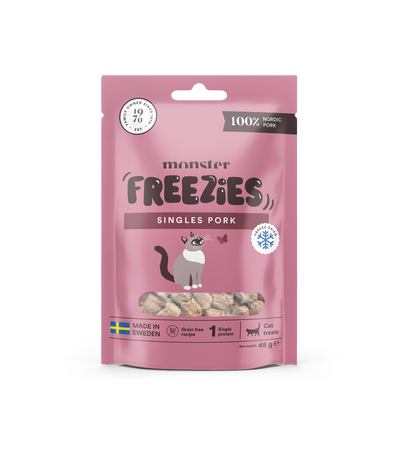 Monster Cat Treats Freezies Pork 45g