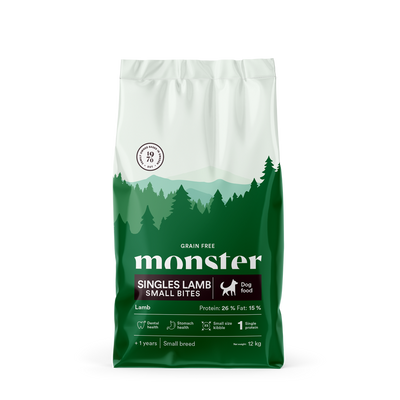 Monster Dog Grain Free Singles Lamb Small Bites
