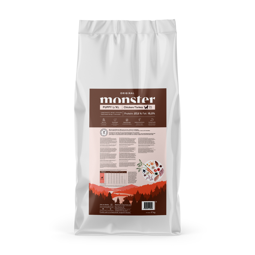 Monster Original Puppy Large Chicken & Turkey