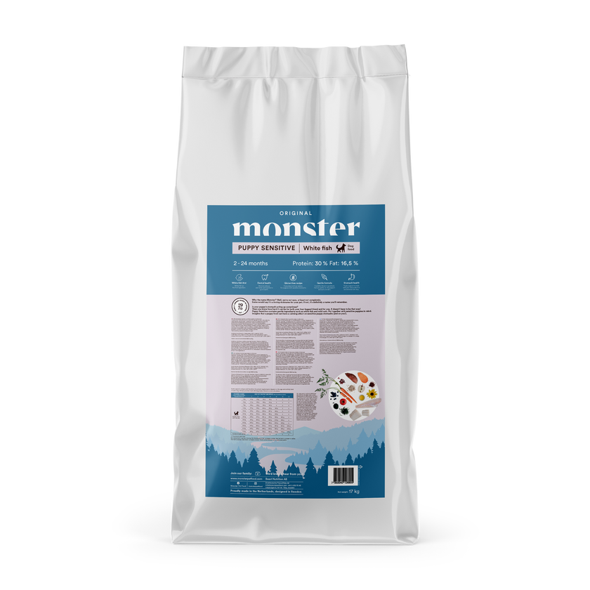 Monster Dog Original Puppy Sensitive White Fish