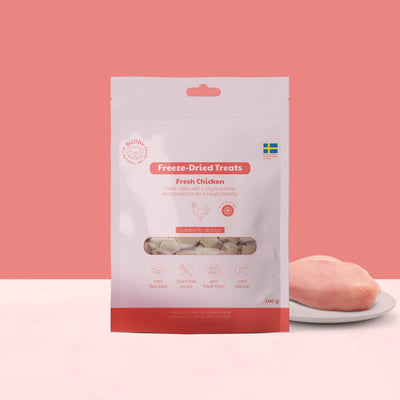 Buddy Frysetørret snacks - Rå Kylling 100 gr.