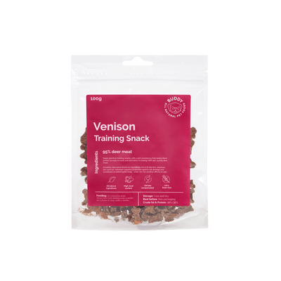 Buddy Træningsgodbidder - Hjort 100g - Dapple