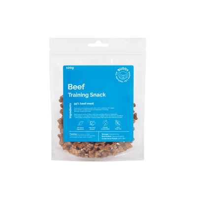 Buddy Træningsgodbidder - Okse 100g - Dapple