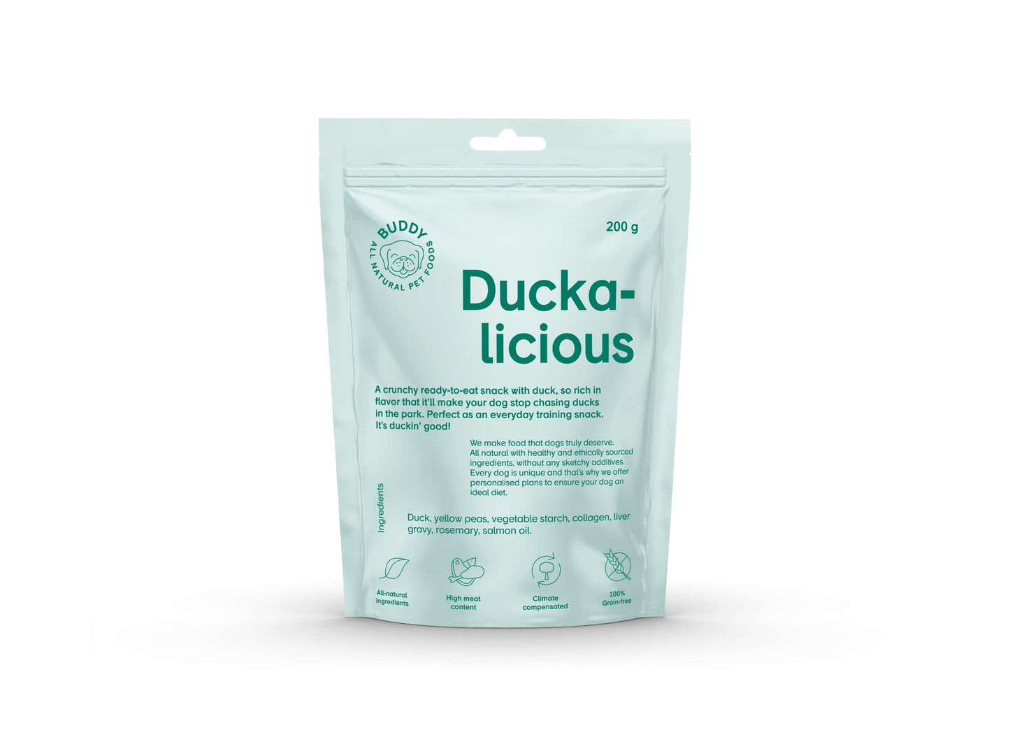 Buddy Semi-moist Snack - And med rosmarin 200 g