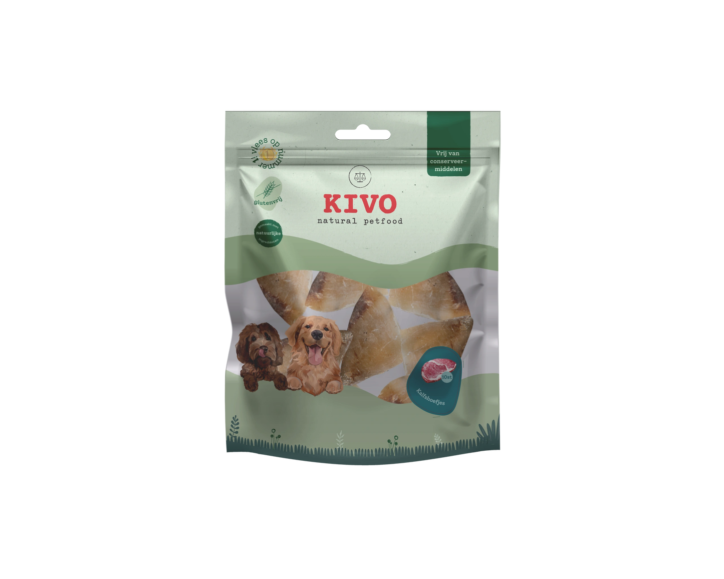 Kivo Kalveklove til Hund - 10 stk 750g