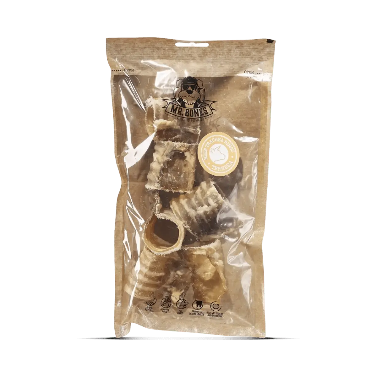 Naturlig tyggesnack - Okse struberør - ringe - Dapple