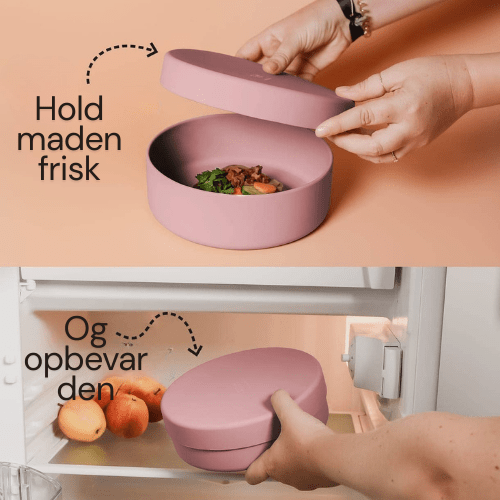 Ne&no® Silikone Foderskål med Låg - Dapple