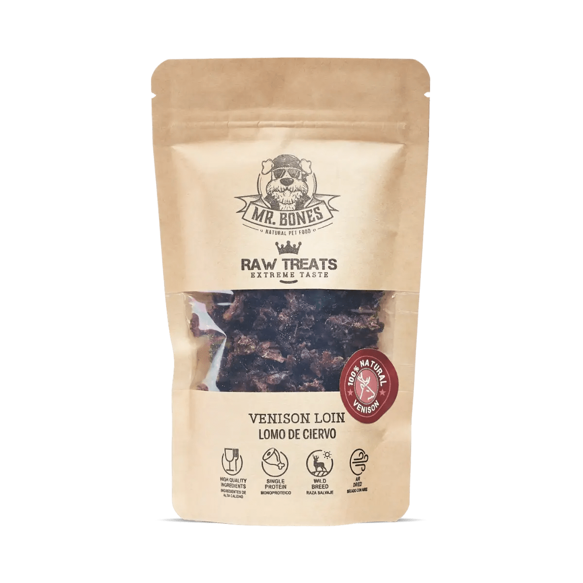 Raw Godbidder til hunde og katte - Rådyrsfilet - Dapple