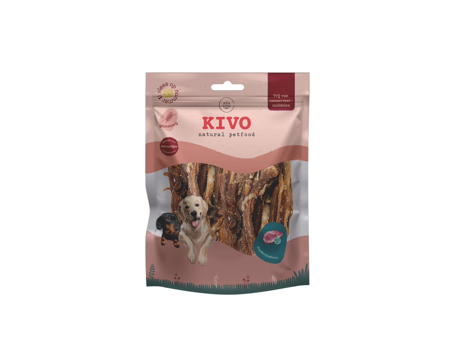 Kivo - Okse Spaghetti 200g